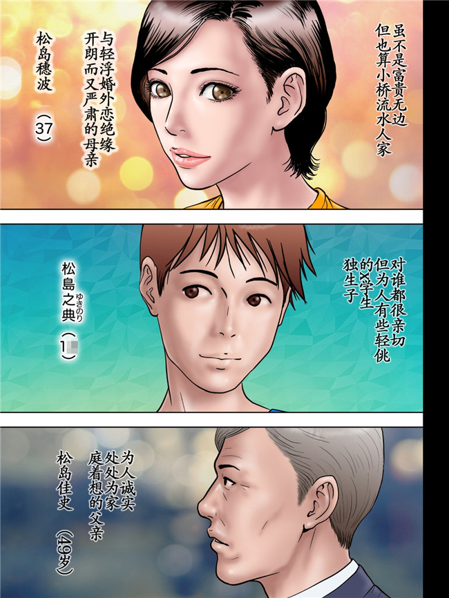 全彩漫画：爸爸出差了在家调教妈妈（1）